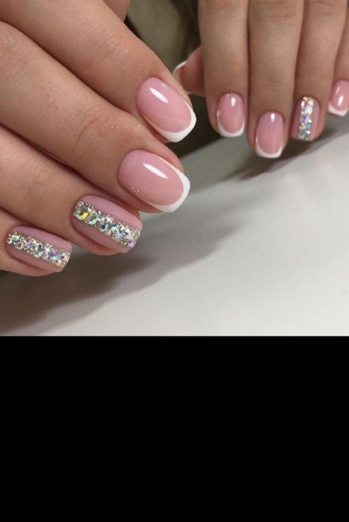 Nail Designs for Short Nails With Gems