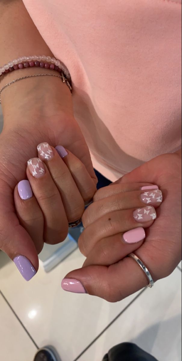 Charming Pastel Nail Designs: Playful Elegance with Star Patterns