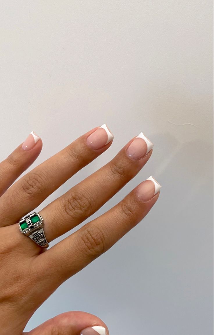 Timeless Elegant French Tip Nail Design with Chic Soft Pink Undertones